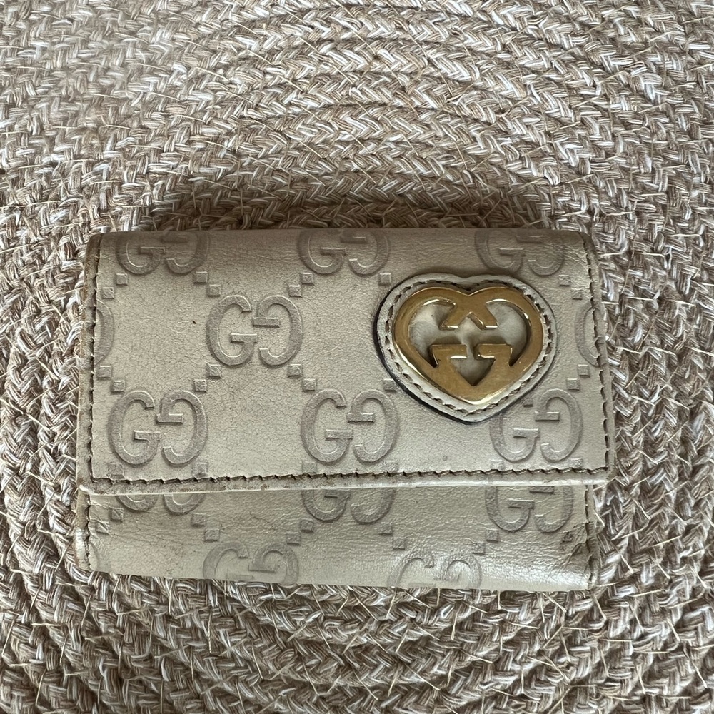 Gucci Guccissima Heart Key holder